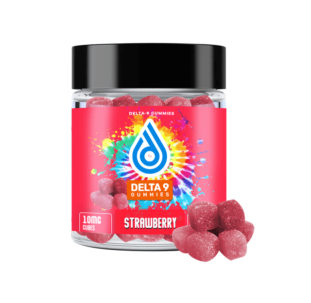 Strawberry Delta 9 Gummies 1000mg